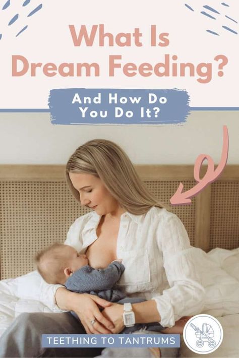 Dream Feeding Baby Dream Feeding Baby, Nursing While Pregnant, Burping Baby, Tandem Nursing, Sleep Strategies, Get More Sleep, Dream Feed, Baby Feeding Schedule, Bed At Night