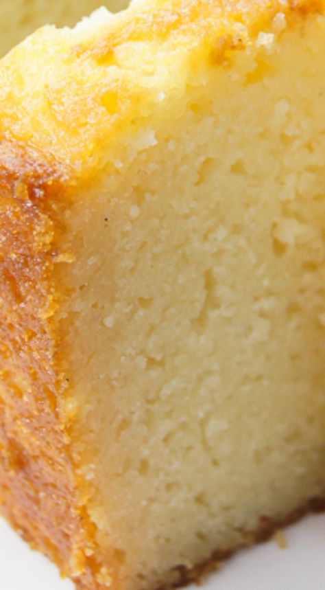 Ricotta Cake ~ It’s sweet, but not too sweet, hints of vanilla flavor all over it, very moist and easy to make...It’s yummy with all sorts of toppings - fruits, cream, ice cream and whatever you may think of Dessert Oreo, Ricotta Recipes, Ricotta Cake, Cream Ice Cream, Brownie Desserts, Vanilla Flavor, Pound Cake Recipes, Cake Frosting, Savoury Cake