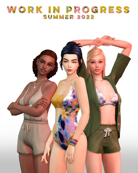 Sims 4 Cc Beach Clothes Maxis Match, Sims Lookbook, Sims 4 Patreon, Cc Sims4, Cc Clothes, Free Sims 4, Tumblr Sims 4, Sims 4 Cc Folder, Sims Ideas