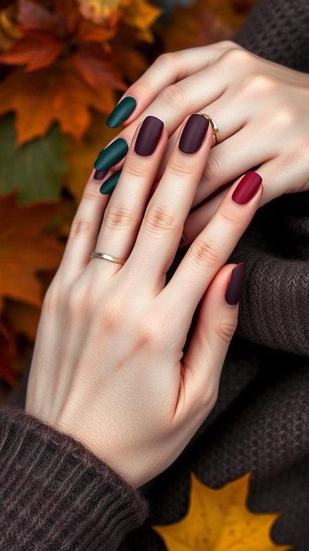 10 Creative Fall Nail Inspo Tips to Elevate Your Manicure Nail Inspo Tips, Fall Color Palette Nails, Color Palette Nails, Fall Nails Matte, Palette Nails, Cozy Colors Palette, Fall Nail Inspo, Cozy Colors, Fall Manicure