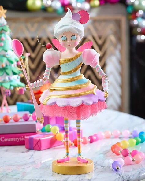 HGGEQ Glitterville Lickowish Tabletop Figure, 16" Glitterville Christmas, Kitsch Christmas, All Christmas, Fake Bake, Candy Christmas Decorations, Christmas Figurines, Christmas Table Settings, Holiday Entertaining, Holiday Christmas Gifts