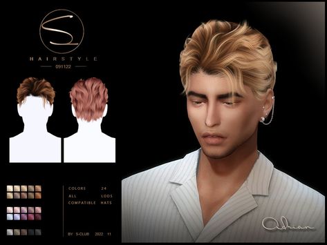 Sims 4 Cc Men Hair Alpha, Male Hairstyle, Short Male, Legacy Challenge, Sims 4 Hair Male, Male Hairstyles, Short Bob Cuts, Hair Male, Download Hair