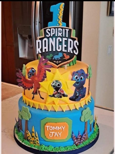 I was inspired by a new animated Netflix series Spirit Rangers to create this three tiered cake. The Children's series is created by Karissa Valencia, Santa Ynez Chumash tribal member. Spirit Rangers Cake, Spirit Rangers Party, Spirit Rangers, Santa Ynez, 1st Birthday Cake, Summer Birthday, Party Inspiration, 4th Birthday, 2nd Birthday