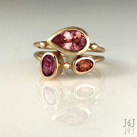 Modern Ring Settings, Rings Oval, Silver Smithing, Pink Tourmaline Ring, Tourmaline Ring, Gems Jewelry, Nice Things, Jewellery Designs, The Sunset