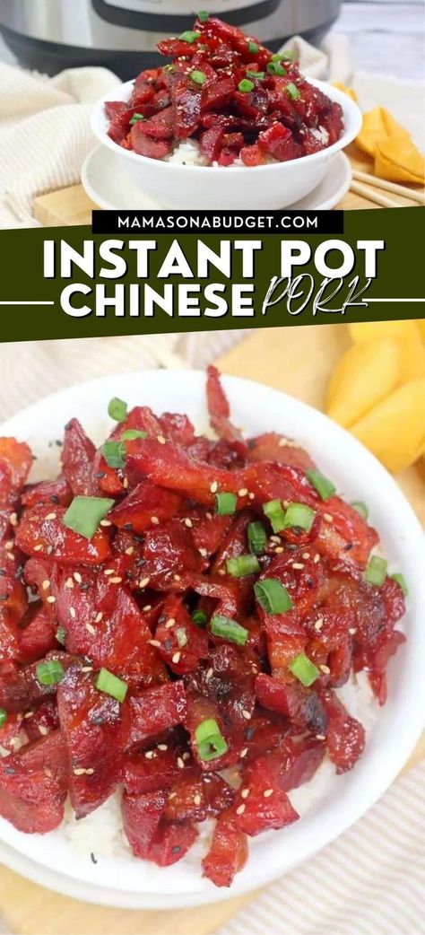 Chinese Pork Instant Pot, Sweet And Sour Pork Instant Pot, Instant Pot Asian Pork, Asian Instant Pot Recipes, Instant Pot Pork Recipes, Boneless Spare Ribs, Instant Pot Chinese Recipes, Instant Pot Chinese, Chinese Pork Recipes