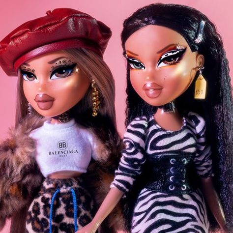 Myscene Aesthetic, D Appointment, Bratz Doll Makeup, Bratz Fashion, Photowall Ideas, Black Bratz Doll, Bratz Doll Outfits, Brat Doll, Bratz Girls