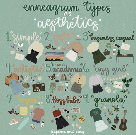 Them Aesthetic, Type 5 Enneagram, Type 6 Enneagram, Type 4 Enneagram, Enneagram Type One, Personalidad Enfp, Enneagram Type 3, Enneagram Type 2, Enneagram 3