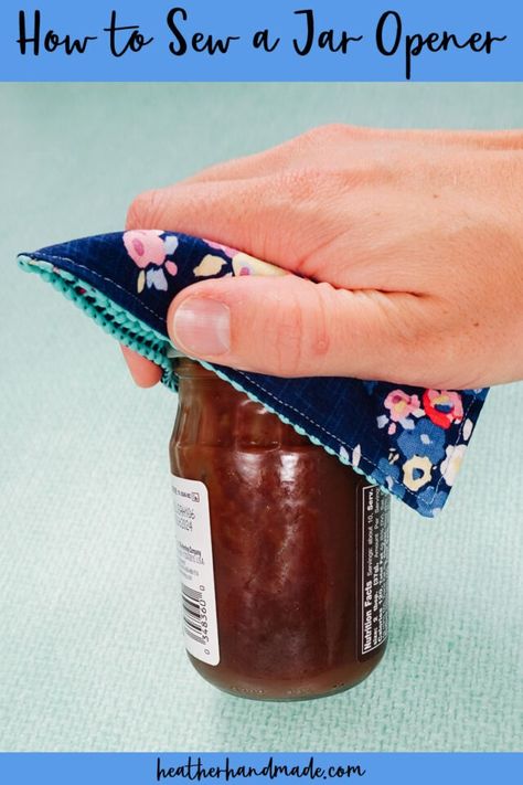 Diy Jar Opener Fabric, Jar Opener Pattern, Crocheted Jar Openers, Homemade Jar Opener, Fabric Jar Openers Diy, Jar Grippers Free Pattern, Diy Jar Opener, Saved Items On Pinterest By Me, Jar Openers To Sew