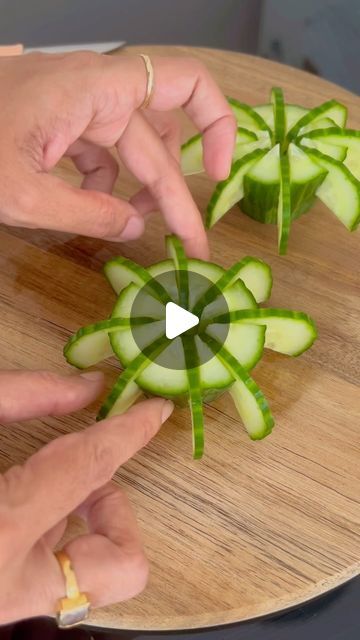 Cucumber Design Food Art, Cucumber Design, Cucumber Decoration, Decorating Food, Mini Cucumbers, March 20, Food Decoration, Food Design, Charcuterie Board