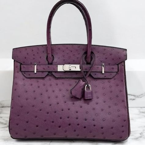 ✨Excellent✨ Birkin 30 Violet Ostrich PHW Stamp T 2015 With receipt, dustbag, clochette, lock & keys AED 64,999 All Prices are in AED VAT 5% applicable for UAE transactions only ✈️ 🇦🇪Free shipping via DHL with insurance with full purchase amount declaration + ID and signature requirement. ✈️🌎Shipping Options by Client Available; Insurance is Optional however, we will not be liable to any loss or damage during transit ⛔️For customers outside the UAE, import duties and taxes imposed by the r...