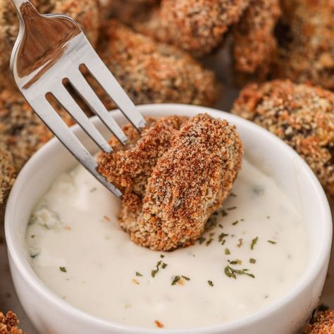 Appetizers | Air Frying Foodie Crumbed Mushrooms, Air Fried Mushrooms, Fried Mushroom Recipes, Glazed Pork Chops, Bite Size Appetizers, Fried Mushrooms, Airfryer Recipes, Fry Recipes, Air Fry Recipes