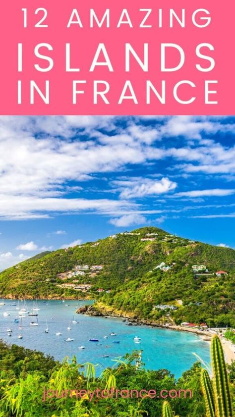 Are you looking for the best islands to visit in France? It’s not often that we think of France in terms of island vacations, what with its ever-popular Paris, amazing historic monuments, magnificent châteaux, and world-renowned cuisine. People are often surprised to learn how many islands there are off the coast of France to explore.... The post 12 Best Islands In France To Visit appeared first on Journey To France. Best Islands To Visit, French Island, Coast Of France, Islands To Visit, Europe Travel Outfits, Europe Trip Itinerary, Holiday Places, Fun Places To Go, Southern France