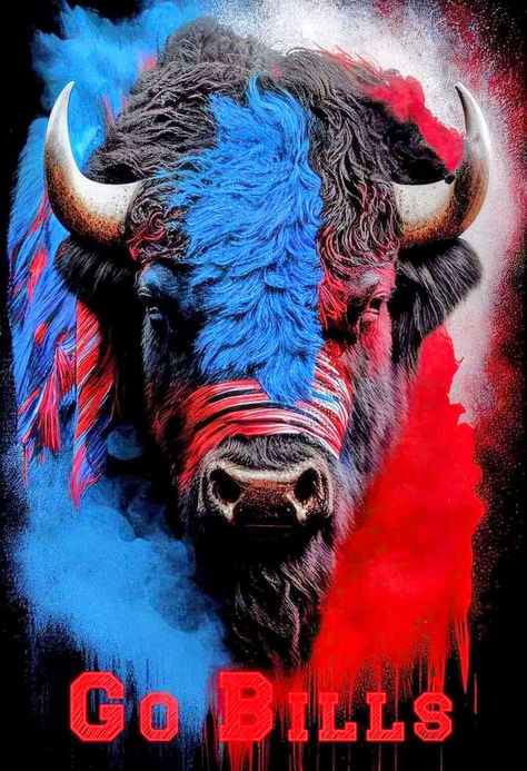 Buffalo Bills Wallpaper, Bills Wallpaper, Buffalo Bills Stuff, Go Bills, Buffalo Painting, Home Screen Wallpaper, Buffalo Bills Logo, Bills Logo, Buffalo Bills Football