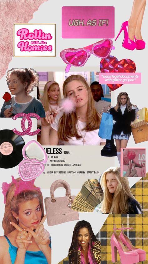 #clueless#y2k Clueless Cake, Clueless Theme, Clueless Wallpaper, Clueless Party, 90s Collage, Hamburger Party, Clueless Cher, Clueless 1995, Stacey Dash