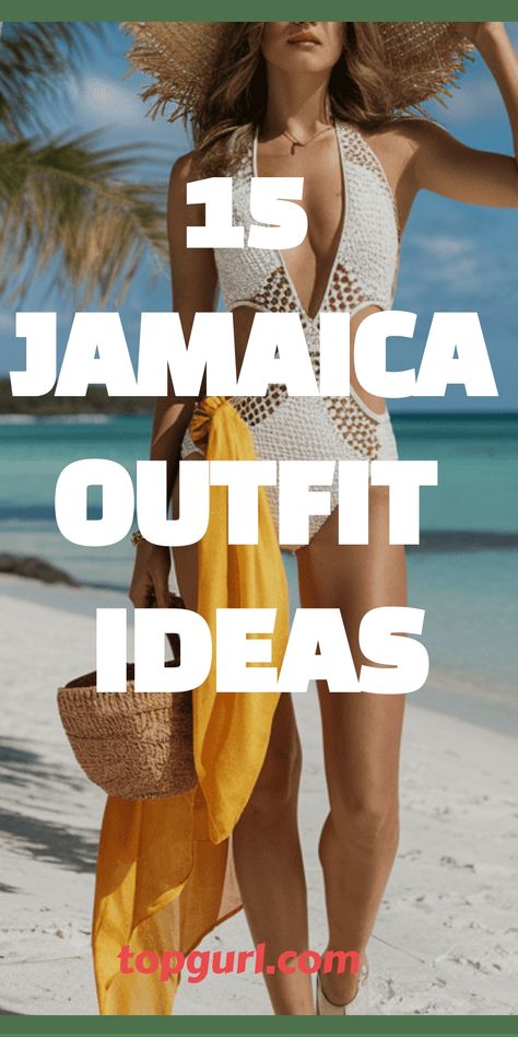 15 Jamaica-Inspired Outfit Ideas That Are Straight Up What To Bring To Jamaica, What To Wear In Jamaica Outfit Ideas, Island Outfit Ideas Black Women, Island Vibes Outfits, Caribbean Vacation Outfit Ideas, What To Wear In Jamaica, Jamaica Outfit, Carribean Vacation Outfits, Reggae Concert Outfit