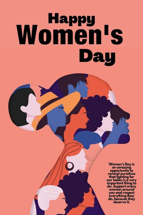 Happy Women's Day! International Women's Day Wishes, International Womens Day Poster, Happy Womens, Boys Town, Womens Month, Chinese New Year Greeting, Happy Women's Day, Cargo Services, International Women’s Day