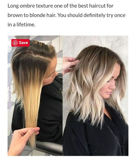 Highlights On Hair, Blonde Ombre Short Hair, Brown To Blonde Ombre, Short Ombre Hair, Kadeřnické Trendy, Curl Hair, Frontal Hairstyles, Ombré Hair, Hair Color For Women