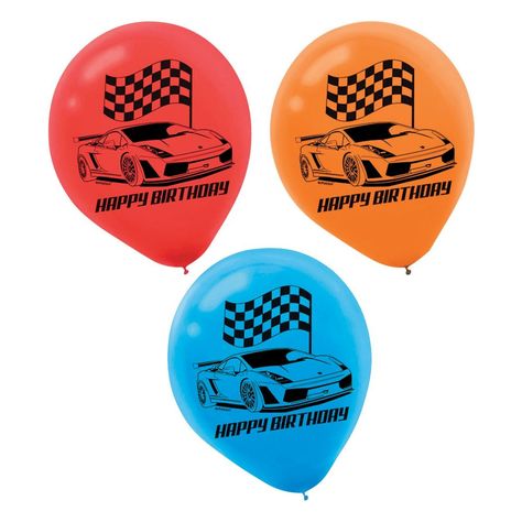 6th Birthday Boys, Hotwheels Birthday Party, Hot Wheels Party, Hot Wheels Birthday, Race Car Birthday Party, Colorful Balloons, Race Car Party, 9th Birthday Parties, Race Car Birthday