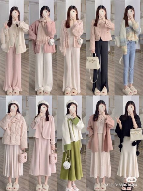 Semi Winter Outfits, Japanese Modest Fashion, Korean Fashion Feminine, Korea Spring Outfit, Korean Inspired Outfits, Kalaw, Modest Girly Outfits, Smart Casual Women Outfits, Japan Outfits