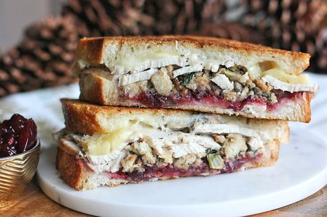 the ultimate Thanksgiving leftovers grilled cheese sandwich - Dahlia Kitchen Thanksgiving Leftover Grilled Cheese, Recipes Sandwiches, Thanksgiving Leftover, Let Them Go, Thanksgiving Leftovers, Christmas Albums, What Is Christmas, Cheese Sandwich, Grilled Cheese Sandwich