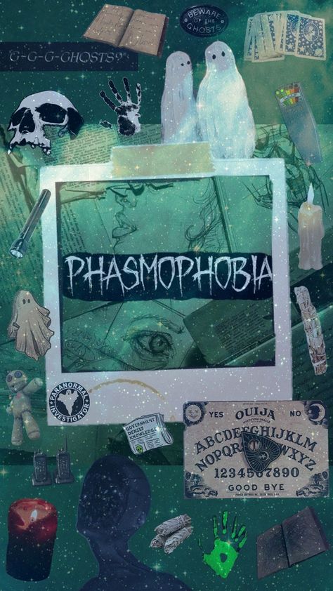 #phasmophobia #horror #ghost #ghosts #paranormal #halloween #collageart Phasmophobia Aesthetic, Phasmophobia Art, Phasmophobia Ghost, Phasmophobia Game, Halloween Make Up Looks, Cryptidcore Aesthetic, Horror Ghost, Creepy Smile, Cursed Objects