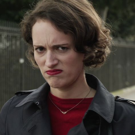 #fleabag #PhoebeWallerBridge Phoebe Waller-Bridge #fleabag2016 Literally Me, A Woman, Red, Black