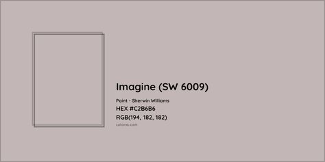 Sherwin Williams Imagine (SW 6009) Paint color codes, similar paints and colors Imagine Sherwin Williams, Munsell Color System, Analogous Color Scheme, Paint Color Codes, Rgb Color Codes, Hexadecimal Color, Choosing Paint Colours, Rgb Color Wheel, Choosing Paint