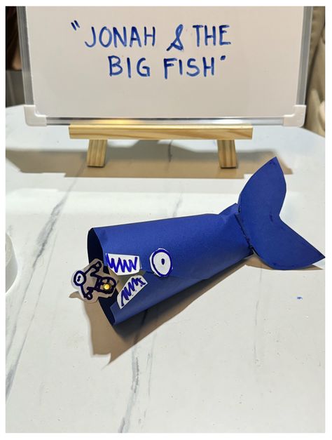 Jonah and the Big Fish, craft ideas for Kids Fish Craft Ideas, Jonah And The Big Fish, Fish Craft, Sunday School Activities, Craft Ideas For Kids, Fish Crafts, Children's Ministry, Big Fish, Bible Stories