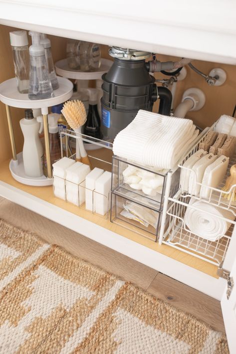 Apartment Space Savers, Under The Kitchen Sink Organization, Under The Sink Organization, Under Kitchen Sink, Sink Organization, Under Kitchen Sink Organization, Kitchen Sink Organization, Kitchen Sink Storage, House Organization