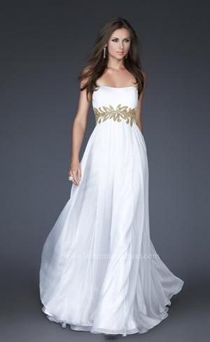 This is such a pretty Greek dress!! Perfect for the wedding reception!! Greek Prom Theme, Goddess Wedding Dress, Themed Dresses, Goddess Wedding, White Prom, Grecian Goddess, Prom Theme, Floor Length Prom Dresses, 2014 Dresses