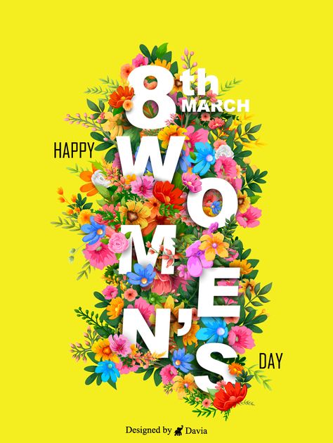 World Womens Day, Women's Day Cards, Happy Woman Day, Birthday Reminder, Happy Women's Day, 8 March, Birthday Calendar, International Women’s Day, Make Her Smile