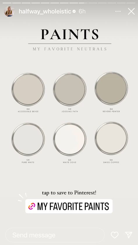 Realist Beige Vs Accessible Beige, Swiss Coffee And Accessible Beige, Living Room Paint Design, French Country Paint Colors, Rental Makeover, Room Paint Designs, Columbia House, Interior Design Principles, Salon Suites Decor