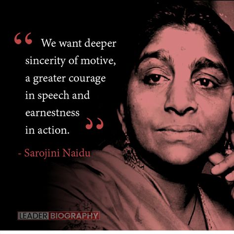 #SarojiniNaidu #Qoutes Sarojini Naidu was called The Nightingale of India because of her poetry. It has a lyrical quality and often varies the type of meter and rhyme... Sarojini Naidu Quotes, Sarojini Naidu, India Quotes, Her Poetry, Quotes Change, Balance Life, Wisdom Thoughts, The Nightingale, Helpful Advice