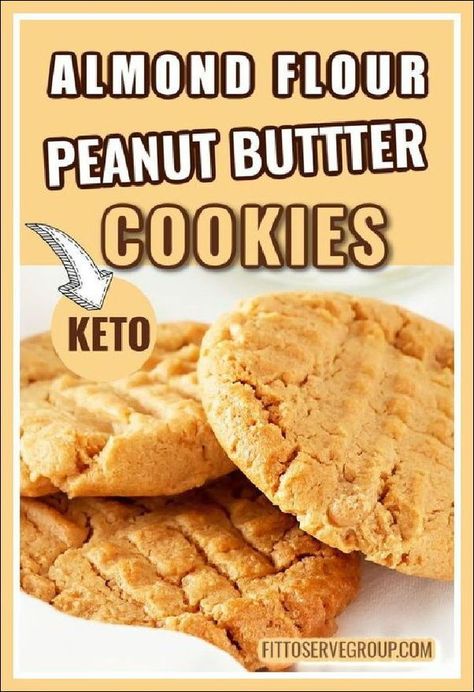 Peanut Butter Cookies Keto, Almond Flour Peanut Butter Cookies, Low Carb Peanut Butter Cookies, Cookies Peanut Butter, Keto Peanut Butter Cookies, Keto Cookie Recipes, Keto Peanut Butter, Almond Flour Cookies, Low Carb Peanut Butter