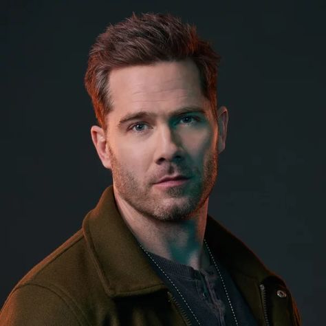 Cast | CrimeTime: Freefall Luke Macfarlane, Hallmark Mysteries, Types Of Guys, Hallmark Movies, The Cast, Beards, Hallmark, It Cast, Hairstyles