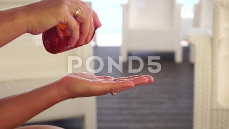 Sea Beach Massage. Closeup Female Manual Therapist Hands Massaging Female Back Beach Massage, Hand Massage, Sea Beach, Stock Video, Close Up, Massage