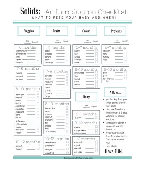 First Food Checklist, 100 First Foods Blw Checklist, 101 Before One Checklist, 101 Foods Before One Checklist, Baby’s First Food List, Baby First Food Chart, 101 Before One, Baby Food Schedule, Baby Chart