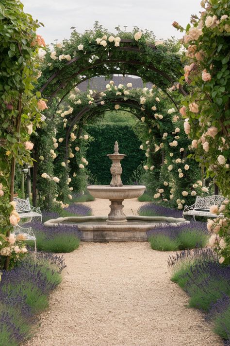 "Capture the essence of French sophistication in your outdoor space with these 4 essential elements of an elegant French garden design! 🏡✨ From graceful topiaries to ornate wrought iron accents, we've curated the key features that define this timeless style. Tap to explore our favorite elements and start planning your own French-inspired oasis. What's your favorite aspect of French garden design? Share your thoughts with us! 🌿 #FrenchStyle #GardenDesign #OutdoorLiving" European Style Garden, French Gardens Courtyard, French Outdoor Patio, French Country Garden Patio, French Backyard, Tuscan Style Garden, Courtyard With Fountain, French Formal Garden, French Garden Design