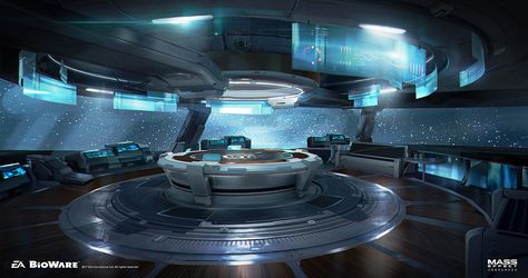 Coriolis Rpg, Scifi Room, Sci Fi Room, Futuristic Office, Scifi Interior, Mass Effect Andromeda, Space Ships Concept, Spaceship Interior, Space Ship Concept Art