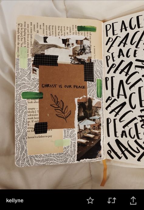 Christian Scrapbook Ideas, Christian Scrapbooking, Christian Scrapbook, Bible Scrapbooking, Scrap Journaling, Bible Painting, Belief Quotes, Bible Doodling, Bible Journal Notes