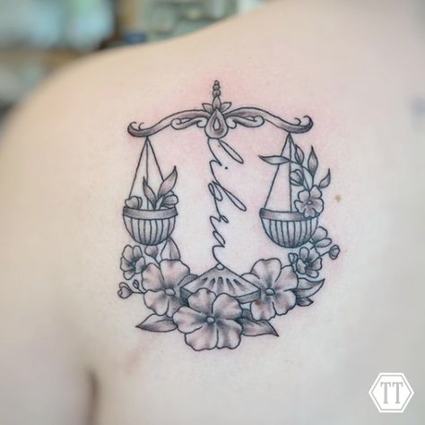 Libra Tattoo Ideas For Women, Libra Goddess Tattoo, Libra Scale Tattoo, Libra Sign Tattoos, Libra Tattoos, Libra Zodiac Tattoos, Balance Tattoo, Libra Art, Libra Tattoo