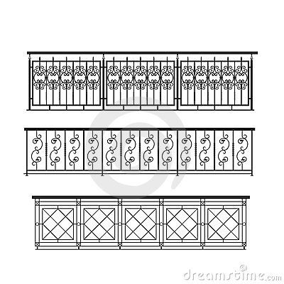 Railing Parapet Metal For Exterior Stock Images - Image: 22839904 Parapet Wall Design Terrace, Parapet Design, Iron Balcony Railing, Wrought Iron Garden Gates, Iron Garden Gates, Metal Railing, Gates And Railings, House Balcony, Little House Plans