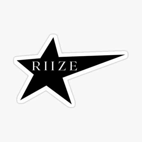 Riize Stickers Printable, Riize Sticker, Kpop Stickers Aesthetic, Star Y2k, Y2k Stickers, Cute Star, Sticker Ideas, Cute Stars, Star Logo