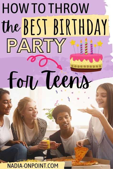 Birthday Party Ideas for Teens They'll Appreciate - OnPoint Gift Ideas Kids Party Gift Bag Ideas, Birthday Party Ideas For Teens, Fun Games For Teenagers, Planning Aesthetic, Unique Birthday Ideas, Unique Birthday Party Ideas, Party Ideas For Teens, Unique Birthday Party, Kids Birthday Party Food