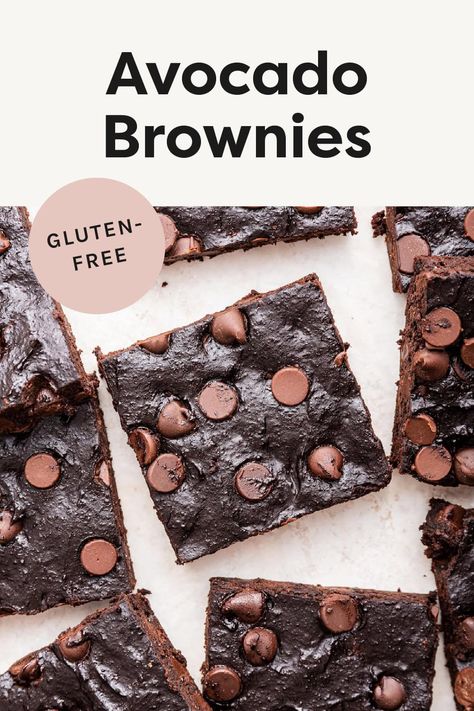 Avocado Brownies Eating Well Recipes, Avocado Brownies, Healthy Avocado, Sweet Potato Brownies, Protein Brownies, Chocolate Delight, Dessert Salads, Food Articles, Bird Food