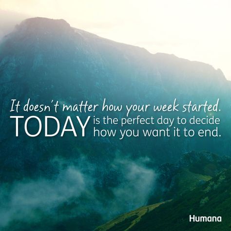 It doesn't matter how your week started. Today is the perfect day to decide how you want it to end. #Motivation #Inspiration #Quotes #Qotd #Health #Fitness #Fitfam #MotivationalQuotes #InspirationalQuotes #Positivity #Smile End Of The Week Quotes, Start Of The Week Quotes Motivation, End Of Week Quotes, End Of Year Quotes, Week Quotes, Weekday Quotes, Exam Motivation, Friday Quotes, Awareness Quotes