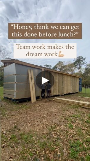 18K views · 283 reactions | Siding is going on the shipping container workshop! Thanks to @silverhill_mill for helping us mill all of this siding from some local trees✌🏻 #buylocal 

#shippingcontainer #container #containerhome #woodbrew #woodworking #diy #sawmill #construction | Woodbrew | The Hollies · Long Cool Woman (In a Black Dress) Diy Sawmill, Container Workshop, Shipping Container Workshop, The Hollies, Container Homes, Buy Local, Shipping Container Homes, Shipping Container, Container House