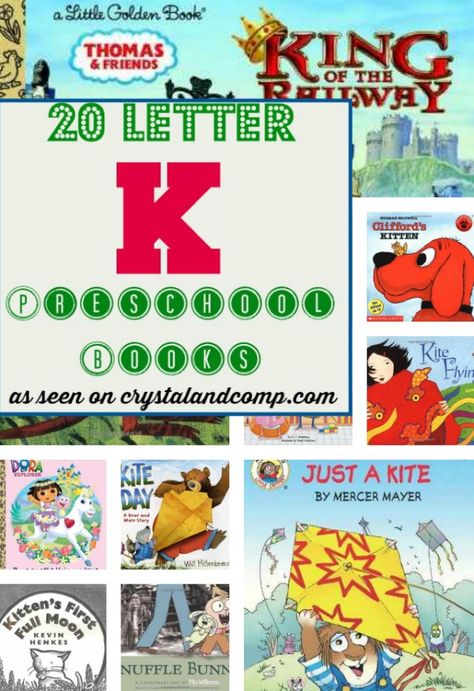 If you're teaching your toddler, preschooler, pre-k'er or Kindergartner their alphabet, incorporating books and literature that focus on that letter is a great way to make learning memorable. Here ... Letter K Books For Preschoolers, Letter K Books, Letter K Preschool, Letter Sounds Preschool, Kindergarten Letters, Preschool Alphabet, Abc Activities, Book Recommendation, Read Aloud Books