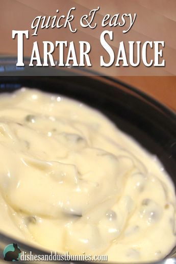 Easy Tartar Sauce, Tartar Sauce Recipe, Homemade Tartar Sauce, Dust Bunnies, Homemade Condiments, Tartar Sauce, Homemade Sauce, Ask Yourself, Aioli