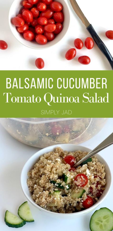 Quinoa Salad With Balsamic Dressing, Marinated Cucumber And Tomato Salad, Quinoa Balsamic Salad, Quinoa Cucumber Tomato Salad, Tomato Cucumber Fresh Mozzarella Salad, Mozarella Tomato Cucumber Salad, Cucumber Tomato Feta Balsamic Salad, Cucumber Quinoa Salad, Cucumber Tomato Feta Salad